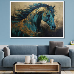 Gilded Horse - NicheCanvas