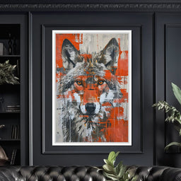 Urban Grey Wolf - NicheCanvas