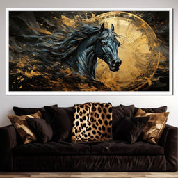 Astral Equine Eclipse - NicheCanvas