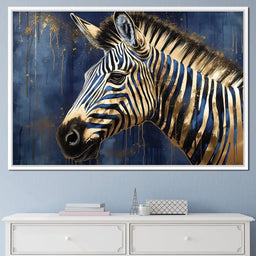 Gilded Zebra - NicheCanvas
