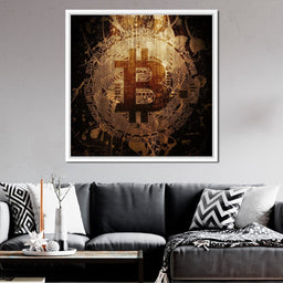 Crypto Art Bitcoin 08 - Cameron Gray - NicheCanvas