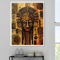 Tribal Mask 20 - Sakeem Gibbs - NicheCanvas