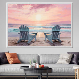 Vacation Beach Chairs - NicheCanvas