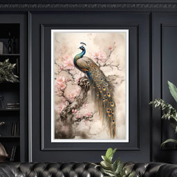 Longtailed Peacock - NicheCanvas