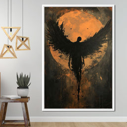 Eclipse of the Fallen Seraph - NicheCanvas