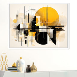 Urban Shadows in Abstract Forms - NicheCanvas