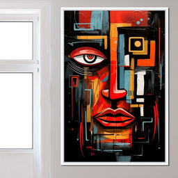 Twilight in Cubist Metropolis - NicheCanvas