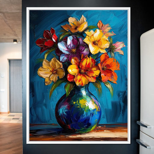 Vibrant Petal Symphony Canvas Print
