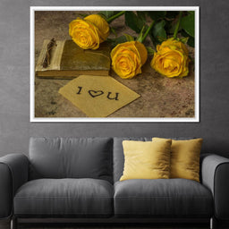 Yellow Roses - NicheCanvas