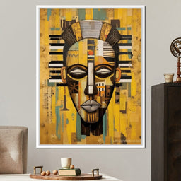 Tribal Mask 05 - Sakeem Gibbs - NicheCanvas