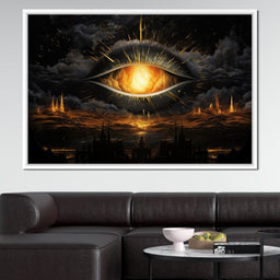 Eyes on the Midnight Castle - Raven Blackwood - NicheCanvas