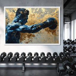 Azure Pugilist Unleashed - NicheCanvas