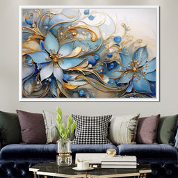 Luminous Floral Bloom - NicheCanvas