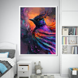 Vibrant Feathered Dreams - NicheCanvas
