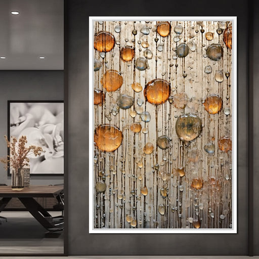 Droplet Hues Canvas Print