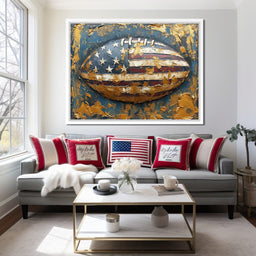 Patriotic Pigskin Overture - NicheCanvas