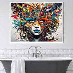 Vibrant Doodle of Visual Delight - NicheCanvas