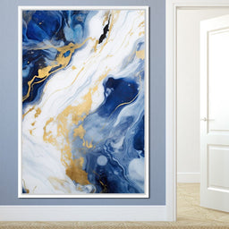 Glossy Liquid Abstraction - NicheCanvas