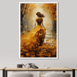 Amber Forest Promenade - NicheCanvas