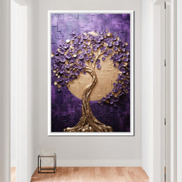 Golden Twilight in Nature Embrace - NicheCanvas