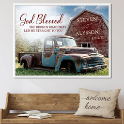 God Blessed the Broken Road - NicheCanvas