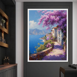 Coastal Bloom Promenade - NicheCanvas