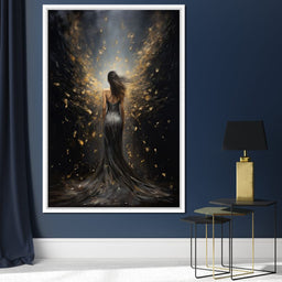 Ethereal Dream of a Starlit Muse - NicheCanvas