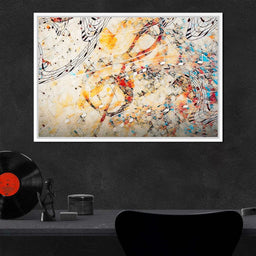 Colorful Music Notes - NicheCanvas