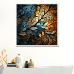 Mosaic Leaf Dreamscape - NicheCanvas