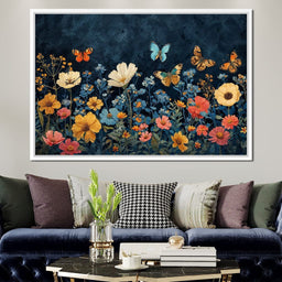 Midnight Blossom Ballet - NicheCanvas