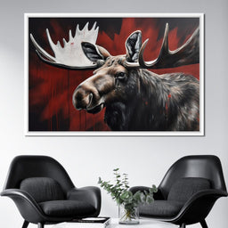 Canadian Moose - NicheCanvas