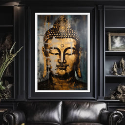 Gracious Golden Buddha - NicheCanvas