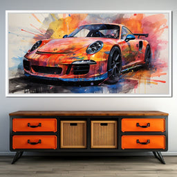 Car Collection 02 - Rider Art - NicheCanvas