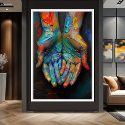 Embrace of Chromatic Hues - NicheCanvas