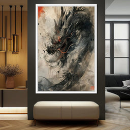 Ethereal Dragon's Maelstrom - NicheCanvas