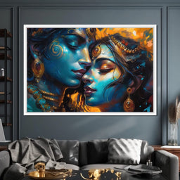 Radha & Krishna Love Story - NicheCanvas