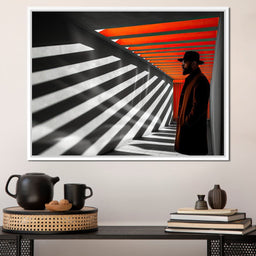 Shadows of Urban Sunrise - NicheCanvas