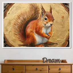 Squirrel Forest Charmer - NicheCanvas
