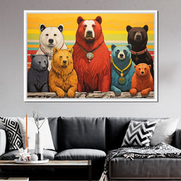 Kaleidoscope of Ursine Majesties - NicheCanvas