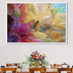 Fallen Autumn Leaves - NicheCanvas