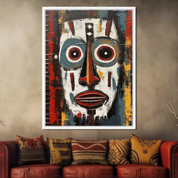 Tribal Mask 15 - Sakeem Gibbs - NicheCanvas