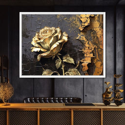 Golden Rose - NicheCanvas