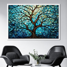 Organic Azure Foliage - Cole Williams - NicheCanvas