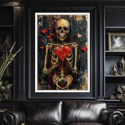 Romantic Skeleton 5 - NicheCanvas