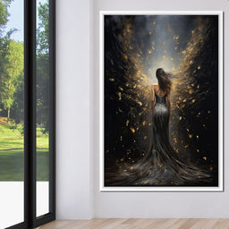 Ethereal Dream of a Starlit Muse - NicheCanvas