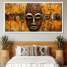 Tribal Mask 11 - Sakeem Gibbs - NicheCanvas