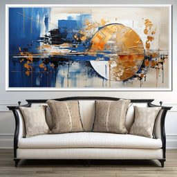 Golden Royal Geometric Harmony 07 - Wildrose Creations - NicheCanvas