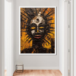 Tribal Mask 03 - Sakeem Gibbs - NicheCanvas