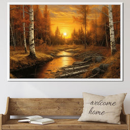 Silver Birch Forest - NicheCanvas