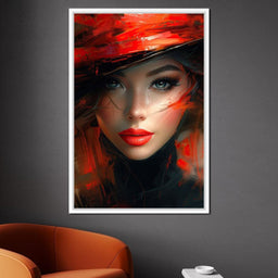 Siren in Rouge Overture - NicheCanvas